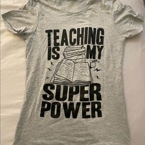 Teaching is my superpower tshirt size small
